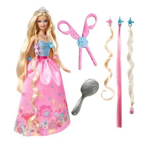 Barbie Princess Cut and Style Princess Doll